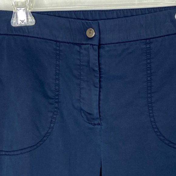 CHICO'S Adjustable Leg Blue Utility Pants - Size 2/Large - Picture 3 of 8